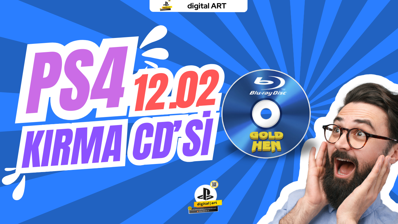 PS4 12.02 Kırma Rehberi - Sakarya PlayStation Servisi | Kırma CD'si Satışı - Sakarya PlayStation Tamiri ve Servisi | Adapazarı, Serdivan, Erenler